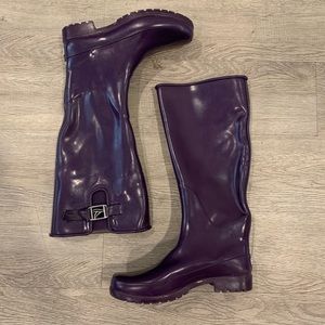 Sperry Topsider Purple Rainboot Waterproof Size 7